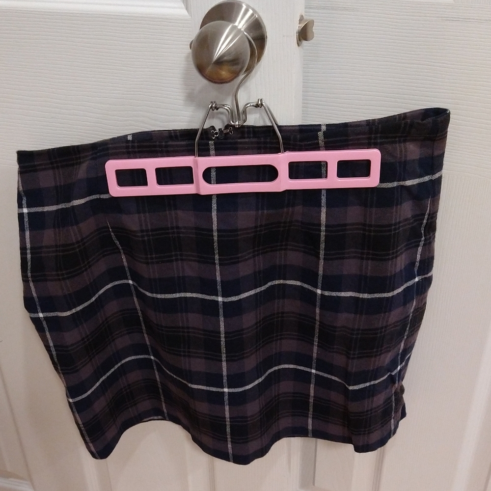 Size 14 blue gray School girl teacher mini Tommy Hilfiger skirt